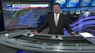 Video: Light, steady snow moves in overnight