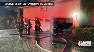 VIDEO: Lightning sparks attic fire in Beaufort Co. home