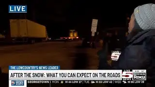 VIDEO: Lowcountry roads remain dangerous after weekend snow, ice