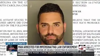 VIDEO: Man arrested for impersonating law enforcement at deadly shooting scene