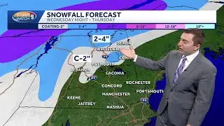 Video: Mild air with rain, snow chances this week