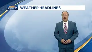 Video: Mild day after overnight showers
