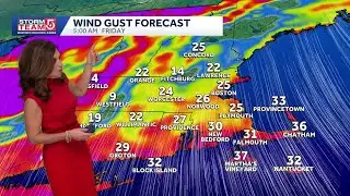 Video: Mild day before heavy rain moves in