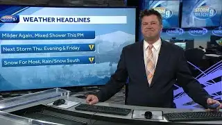 Video: Mild day, but snow approaches Thursday