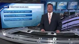 VIDEO: Mild with passing showers