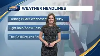 Video: Milder weather ahead