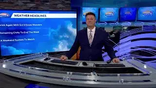 Video: Mostly cloudy with scattered snow and rain showers