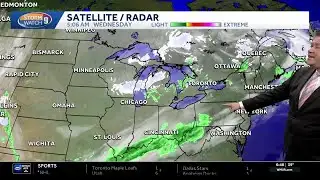 Video: Mostly dry Wednesday before light rain, mixed showers