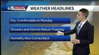 Video: Mostly sunny and comfortable on Monday (7-29-18)