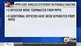 VIDEO: Mount Pleasant Police conduct internal investigation into possible test cheating