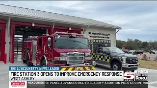 VIDEO: New Fire Station 3 opens in West Ashley to speed emergency response