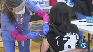 Video: New Haven starts vaccinating teachers, school staff members