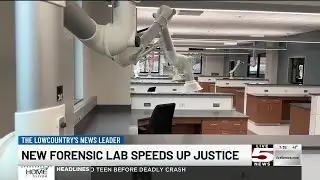 VIDEO: New N. Charleston forensic center promises faster DNA testing, quicker justice