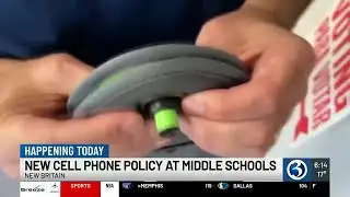 VIDEO: New phone policy begins for students in New Britain