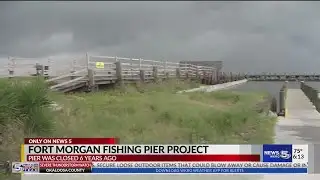 VIDEO: new pier at Fort Morgan