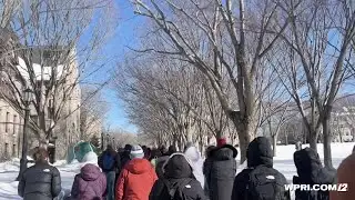 VIDEO NOW: Anti-ICE protest on campus at URI