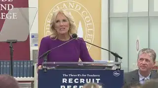 Video Now: First Lady Jill Biden speaks at RIC