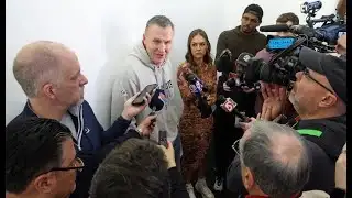 VIDEO: Patriots OL coach Doug Marrone talks top left tackle targets in NFL Draft