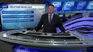 Video: Possible passing shower today