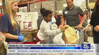 VIDEO: Prodisee Pantry distributing food Tuesday