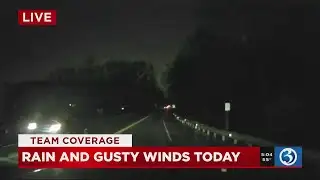 VIDEO: Rain, gusty winds expected Friday morning