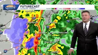 Video: Rain, wind follow mild day