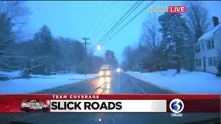 VIDEO: Road conditions improve in Canton