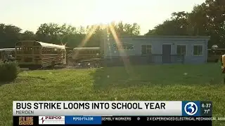 VIDEO: School starts as bus driver strike looms in Meriden