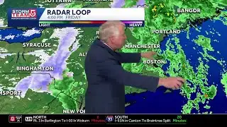 Video: Showers end tonight as temperature drops