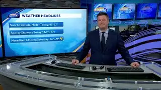 Video: Showers overnight after milder day