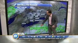 Video: Showers Tuesday, with mild overnight lows