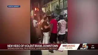Video shows another angle of violent downtown Cincinnati brawl