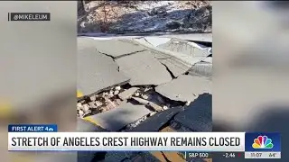 Video shows buckled section of Angeles Crest Highway