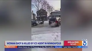 Video shows ICE officer open fire on driver in Minneapolis