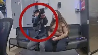 Video shows moment shoplifting suspect pulls out gun, attempts to shoot officer