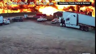 Video shows moment UPS plane crashes, erupts into fireball in Kentucky
