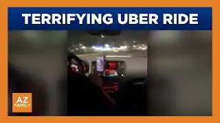 Video shows Uber driver swerving as passengers scream