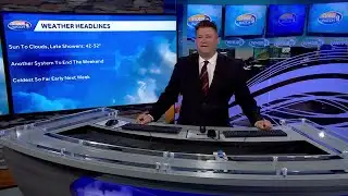 Video: Some sun Friday before increasing clouds leads to late rain