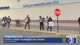 VIDEO: Stop & Shop workers return to picket line