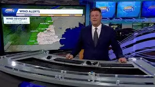 Video: Strong wind gusts with some northern showers