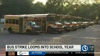 VIDEO: Students in Meriden head back to school as bus strike looms