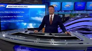 Video: Sunny, breezy Friday as highs get back into the 60s