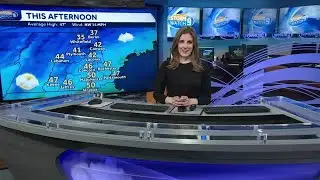 Video: Sunny, breezy Friday; snow, wintry mix, rain this weekend