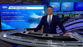 Video: Sunny, more mild; warm weekend ahead