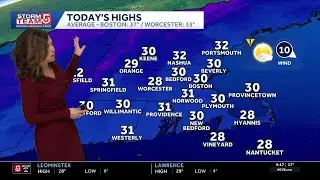 Video: Sunny, not as cold today