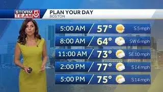Video: Sunny start, clouds move in later