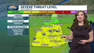 Video: Thunderstorm chances as strong spring storm moves through