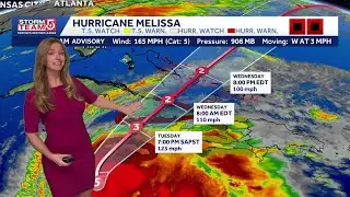 Video: Tracking Melissa & possible Halloween rain