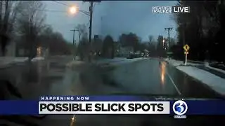 VIDEO: Tracking possible slick conditions in Salisbury