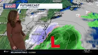 Video: Tracking possible strong coastal weekend storm